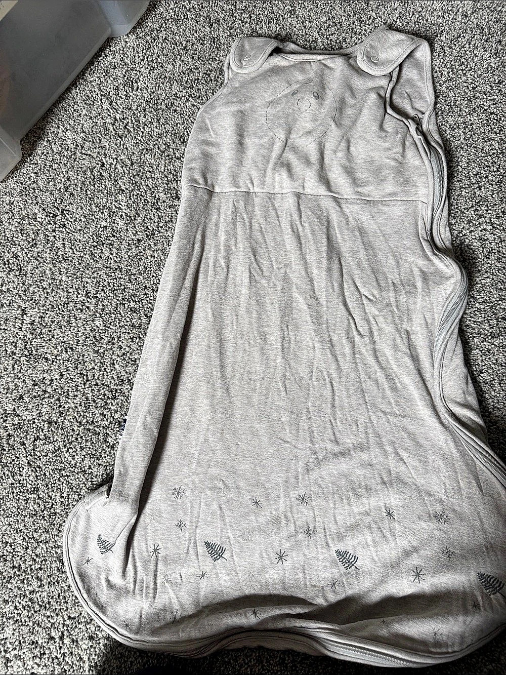 Nestle Baby Footie Gray